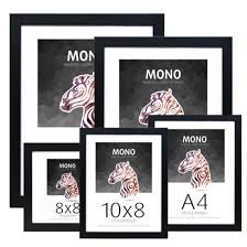 Ultimat Mono Glass Wood Picture Frame
