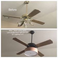 Update Ceiling Fan With Spray Paint And