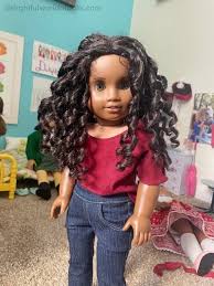 american doll s curls