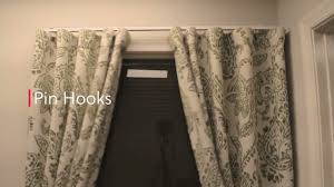 how to hang curtains on a curtain track
