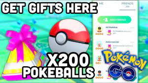 Get 200 Pokeballs from gifts in Pokemon GO | Friend Code HUB & gifts here -  YouTube