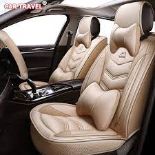 Luxury Flax Car Seat Covers For