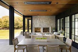 Covered Patio With Ceiling Heaters