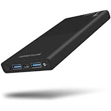 Amazon Com Metecsmart Power Bank Cell Phone Portable Charger 5v 10000mah 10000 Usb External Backup Lightweight Travel Blackweb Thin Slim Wallet Mobile Rechargeable Battery Pack For Iphone 11 Samsung Android
