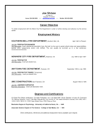 Fire Chief Resume Templates Sample Template Captain Free