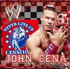 john cena never give up red