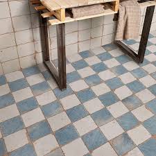 Merola Tile Artisan Damero Azul 13 In X 13 In Ceramic Floor And Wall Take Home Tile Sample