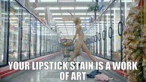 yarn your lipstick stain is a work of