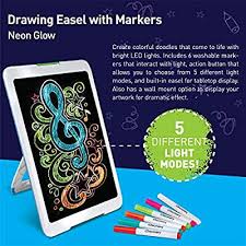 Top auswahl an land rover discovery neu & gebraucht. Discovery Kids Neon Glow Drawing Easel With Color Markers And 6 Light Modes