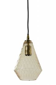 Hanging Lamp Ø18x27 Cm Delilu Glass