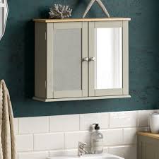 priano 2 door mirrored wall cabinet