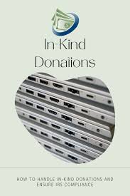 all about in kind donations with
