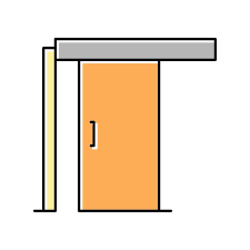 floor plan doorway vector images