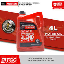 ford motorcraft synthetic blend motor