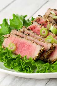 sesame crusted tuna steaks