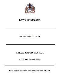 value added tax act guyana revenue