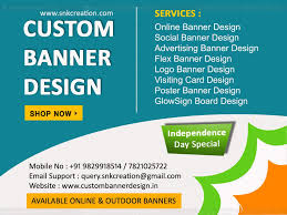custom banner design at best in