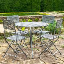 Osbourne Coverdale 4 Seater Metal Round