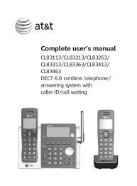 user manual at t cl83213 english 134