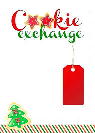 Printable Cookie Exchange Invitations Image 0 Free Printable Holiday