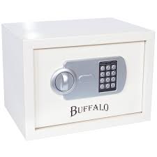 personal safe with keypad lock beige