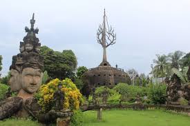 Quirky Buddha Park In Vientiane Laos