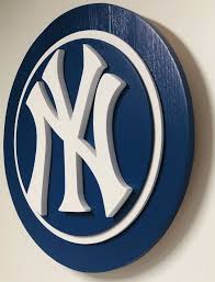 Ny Yankees Wooden Sign Custom