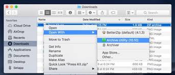 Click on file in the top menu bar. How To Zip And Unzip Files And Folders On Mac
