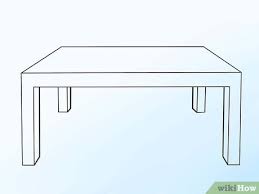 How To Draw A Table 12 Steps With