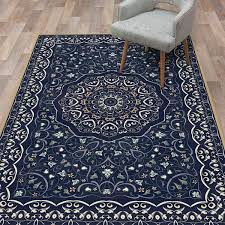 vine style arabic vinyl rug