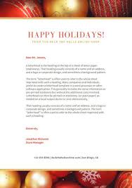 Red Balls Photo Background Christmas Letterhead Templates By Canva