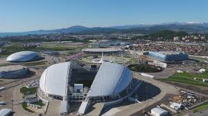 Aerial Football Stadium Fischt Sochi Adler Russia