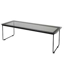 glass coffee table large