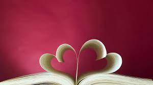 Book Page Heart 4K Wallpaper 3840X2160 ...