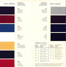 Design Is Fine History Is Mine Porsche 356 Color Charts