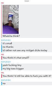 Snapchat small penis humiliation