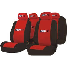 Type R T R Micro Suede Car Seat Cover