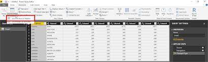 powerbi pivot table working with