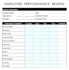 Manager Performance Review Form Free Staff Appraisal Forms
