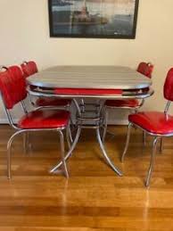 chrome antique dining sets 1950 now for
