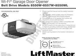 garage door opener user manual 114a4831