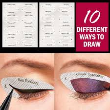 quick eyeliner eyeshadow guide stickers