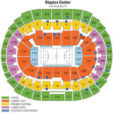 staples center seating guide los