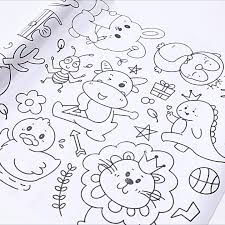 3m Giant Coloring Poster Animals