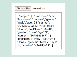 javascript read local json file without