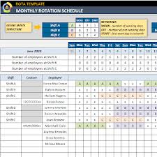 Jul 31, 2016 · printable staff rotation schedule helps to create monthly rotation schedule for your staff and hang it on the wall. Excel Rota Template Free Excel Template For Employee Scheduling Youtube