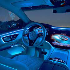 mercedes ambient lighting takes the eqs