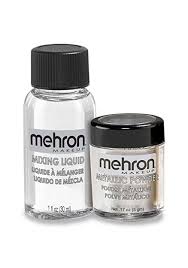silver metallic powder mehron makeup