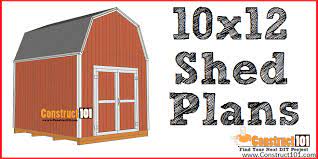 Shed Plans 10x12 Gambrel Shed
