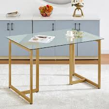 Gold Base Elegant Dining Table Seat